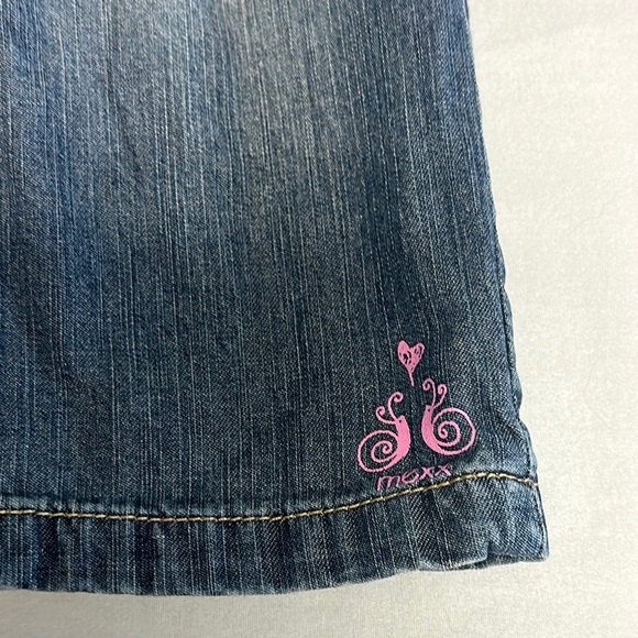 Mexx Blue and Pink lined Jeans with Elastic adjustable Waistband - Picture 3 of 6